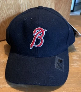 Deadstock 90s ATL Braves Sports Specialties MLB Fitted Sz 7 1/8 Wool Hat NEW! - Picture 1 of 3