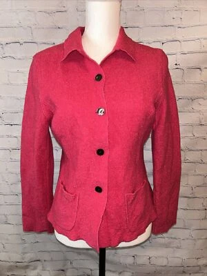 Sigrid Olsen Sport Vintage Wool Like Hot Pink Blazer Sz XS Jacket - Image 1 of 4