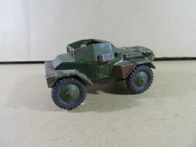 467U Vintage 1953 Dinky 673 England Humber Scout Car Camo Gear Military - Image 1 of 4