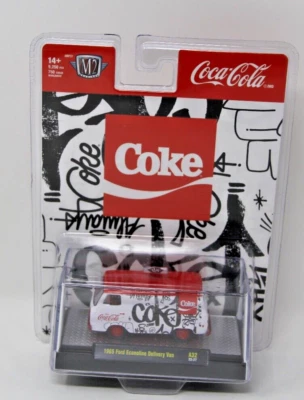M2 Machines Chase 1965 Ford Econoline Delivery Van Coke Coca-Cola A32 New HTF - Image 1 of 3