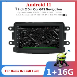 7" Android Stereo Radio For Dacia Logan DOKKER Duster Sandero Lodgy LADA Xray 2 - Foto 1 di 23