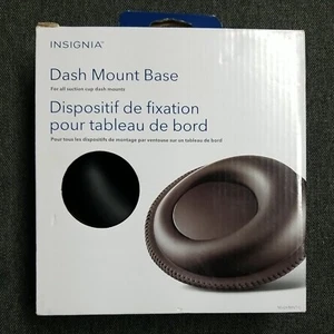 Base de montage de tableau de bord GPS Insignia pour tout support de tasse d'aspiration (noir) - NS-DHMNT-C - Photo 1 sur 2