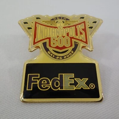 2002 Indianapolis 500 Event FedEx Sponsors Collector Lapel Pin  - Image 1 of 4
