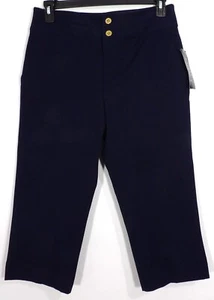 Pantalones Cortos Capri Lauren Ralph Lauren LRL The Cliffs Azul Marino Talla 10 30x20.5 P1267 - Imagen 1 de 3