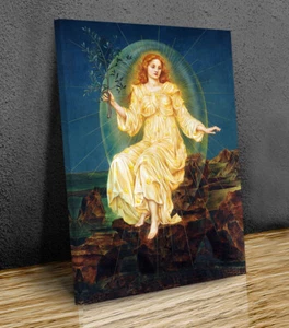 Lux in Tenebris Evelyn De Morgan Leinwanddruck Kunst gerahmt oder nur gedruckt - Bild 1 von 9
