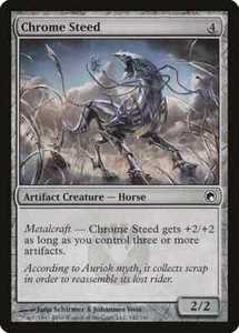 CHROM ROSS X 4 E/X + NARBEN VON MIRRODIN MAGIC THE GATHERING - Bild 1 von 1