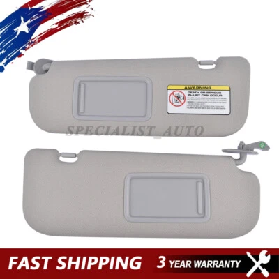 1 par de parasol izquierdo derecho para Hyundai Elantra 2014 2015 GLS 852103X000TX Foto 1 de 4