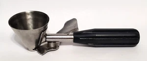 Vintage Conical Ice Cream Scoop, Williamson #16 - Cone Shape Scoop, Black Handle - Picture 1 of 6