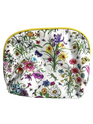 London Soho New York Multi Color Floral Zip Closure Make-Up Bag - Image 1 of 4