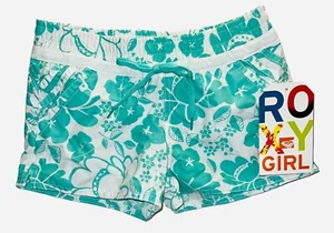 Girls Medium ROXY Girl Mint Green/White Board Short. NWT! - Picture 1 of 2