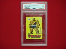 THE THING #45 1986 COMIC IMAGES MARVEL UNIVERSE STICKER PSA 9 ONLY 2 THIS GRADE