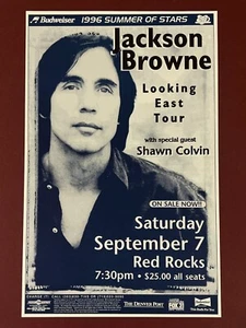 Jackson Browne mit Shawn Colvin 1996 bei Red Rocks Amp in Colorado 11x17 Poster - Bild 1 von 2