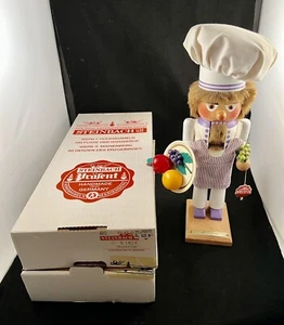 STEINBACH Gustav The Royal Cook S1824 18” Nutcracker w/ Box SIGNED - Picture 1 of 12