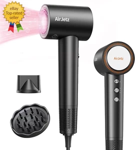 Hair Dryer, 110,000 RPM High-Speed Ionic Blow Dryer for Fast Drying, Professiona - Picture 1 of 12
