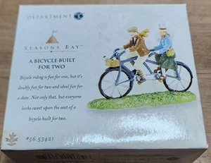 Dept 56 Seasons Bay A BICYCLE BUILT FOR TWO 53421 Accessory for Villages - Picture 1 of 3