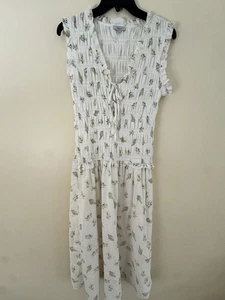 Neu ohne Etikett Rails Dion gesmoktes Midikleid mit Blumenmuster Größe S - Bild 1 von 5