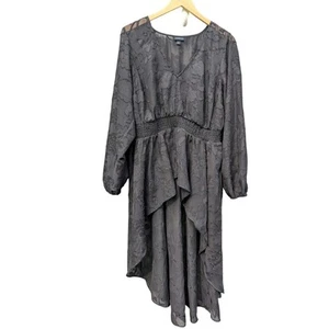 Torrid 1X Sexy Spitzen High Low Goth Vampir Hexe Kleid Dark Romantic Coquette  - Bild 1 von 5