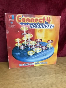 Connect 4 Advanced 2002 Hasbro MB Juegos Retro Vintage Juego de Mesa Completo - Imagen 1 de 12