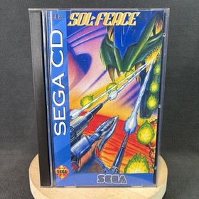 SEGA CD - Sol-Feace - Game & Reprint Artwork/Manual - Refurbished, Very Good