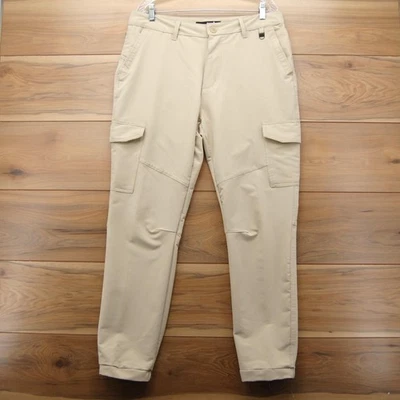 Calça Stone Falcon Masculina 36 Cáqui Carga Jogger Elástica Anel D Malha Bolsos Caminhadas - Imagem 1 de 4