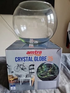 Amtra Technik Crystal Globe 25 - Aquarium Blown Glass Tank, Bonsai, Vase - Picture 1 of 7