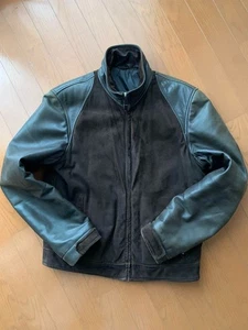 Ermenegildo Zegna Leather Suede Jacket Riders Limited Edition S Size Mens Japan  - Picture 1 of 8