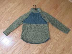 J. Crew Womens Snap Collar Fleece Pullover Top Jacket - Picture 1 of 6