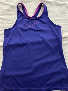 NIKE  girls purple tank TOP active Work Out Shirt size XL Great Condition - Picture 1 of 4