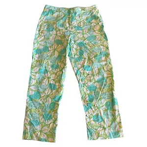 Lilly Pulitzer Vintage Guava Crab Cake Capri Women's Size 8 Preppy - Picture 1 of 4