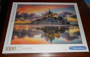 puzzle 1000 pièces MONT SAINT MICHEL COUCHER DE SOLEIL, sous blister - Photo 1/1