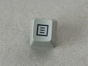 MENÚ/CLIC DERECHO Unicomp Key Cap IBM Modelo M 104 Teclado Guijarro 1U Texto Negro - Imagen 1 de 7