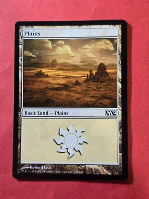 2011 Magic The Gathering Magic 2012 #232 Plains L, C, NF, Land, cd2 - Image 1 of 3