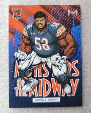 2023 Chicago Bears Monsters Of The Midway Rookie Trading Card DARNELL WRIGHT