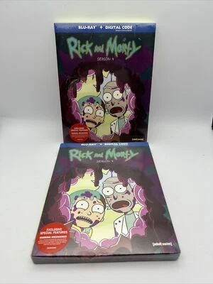 Rick and Morty TV Series Complete 4th Season Blu Ray *2-PACK* (Brand New) - Image 1 of 2