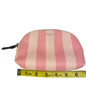 VICTORIA'S SECRET VS Beauty To Go Rayas Rosa Cosméticos Maquillaje Estuche Bolsa de Viaje - Imagen 1 de 2