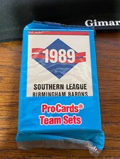 1989 Birmingham Barons ProCards Minor League SEALED Team Set w/Robin Ventura