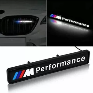 Für BMW M Sport Performance Kühlergrill Abzeichen Led Light Luminous Universal - Bild 1 von 4