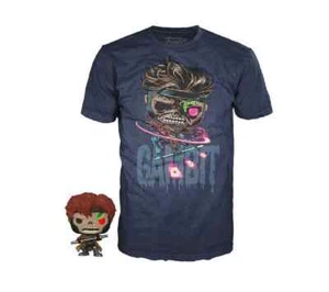CAMISETA GAMBIT ZOMBIE FUNKO con BOLSILLO POP Marvel Comics Negra Manga Corta NUEVA - Imagen 1 de 1