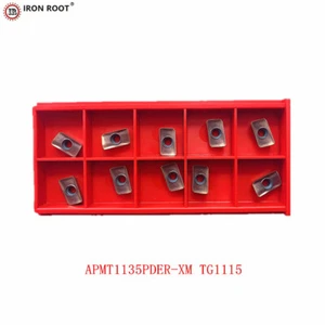 10P APMT1135PDER-XM TG1115 CNC milling cutter for milling carbide insert BAP300R - Picture 1 of 6