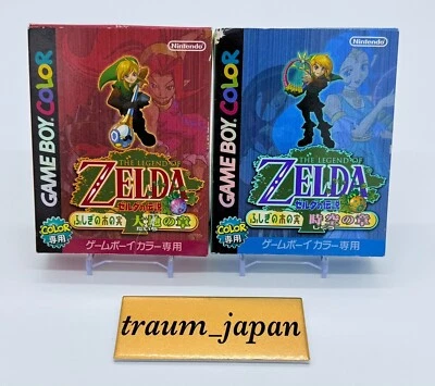 Legend of Zelda Oracle of Seasons and Ages with BOX and Manual Gameboy Tested - Image 1 of 4
