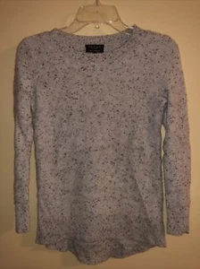 Rag & Bone Black light Gray Speckled Cashmere Tunic Sweater XXS - Picture 1 of 5