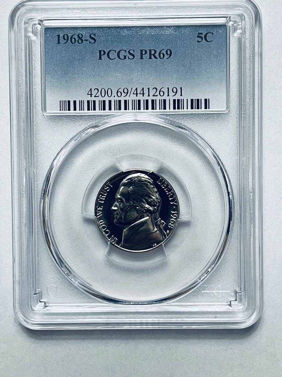 Proof PCGS 1968 US Jefferson Nickels (1938-Now) for sale | eBay