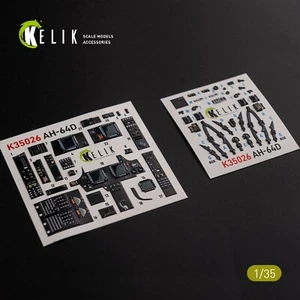 AH-64D Apache Interior 3D Decals for Meng kit Scale Model 1:35 KeliK K35026 - Bild 1 von 11