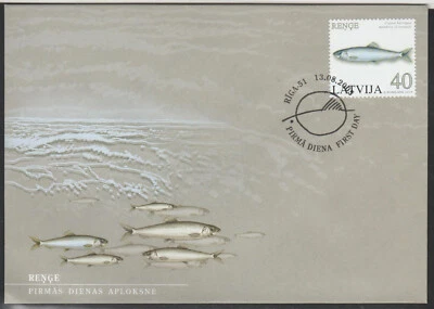 LATVIA 2005 two FDCs - FISH - Image 1 of 2