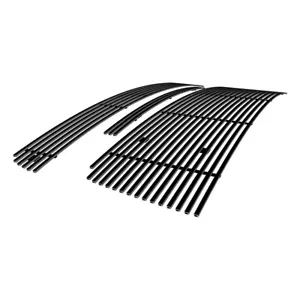 Fits 2007-2013 GMC Sierra 1500 New Body Stainless Black Billet Grille Combo - Picture 1 of 7