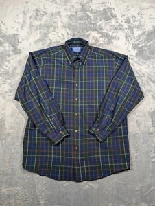 Pendleton Schurwolle Flanellhemd Herren Gr. M mehrfarbig kariert Jagd Tartan - Bild 1 von 10
