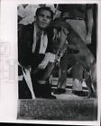 1954 Press Photo Billy Kilgore with Dog Duchess That Jumped in Ring with Durando