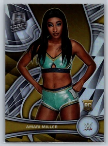 Amari Miller 2022 Panini Chronicles WWE Spectra Silver Rookie #383 - Picture 1 of 2