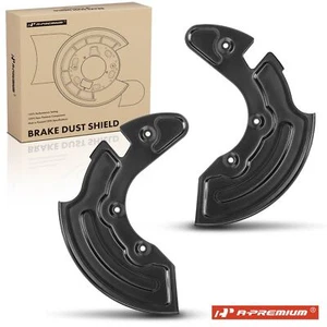 A-Premium 2Pcs Brake Dust Shield Front for Volkswagen Passat 1998-2003 Audi A4 - Picture 1 of 9