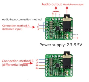 TPA6132 Differential-Balanced Stereo Headphone Amplifier Board Single End Output - Picture 1 of 5